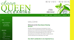 Desktop Screenshot of cleanqueencleaningservices.com